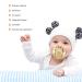 Soft Touch Baby Pacifier - Silicone One Piece for Newborns & 6-18 Months | Comfort & Safety | International Shipping - Buy Online on SooperMarket.com