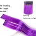 12 Pcs Colored Hair Extensions Colorful Clip in Hair Extensions 22 inch Synthetic Straight Hair Extensions for Kids Girls Women Light purple - Buy Online on SooperMarket.com