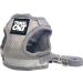 Travel Cat Harness and Leash Set - Adjustable Comfort Fit Mesh Vest Harnesses with Reflective Strap - Snug Fit Harness for Cats Kitten for Outdoor Walking Grey Large (Chest 16-19 inch) Grey L