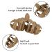 4pcs Flower Hair Clips for Women | Matte Hawaiian Hair Accessories - Strong Hold Claw Clips - Buy Online on SooperMarket.com