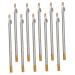Mikinona 10pcs Pencil Sharpener Eyebrow Pencil Smooth Eyeliner Pencil Eye Shadow Pencils 2 in 1 Eyebrow Brush