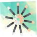 Baluue 150 Pcs Make Eye Shadow Brush Sponge Eyeshadow Brush Double Ended Makeup Brush Beauty Sponge mediumx3pcs Assorted Colorx3pcs - Buy Online on SooperMarket.com