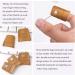 Finger Protector Thimble Set - 8pcs Thimbles + 30pcs Needles for Sewing, Adjustable Metal & Leather Thimbles for Hand Embroidery & Needlework - Buy Online on SooperMarket.com
