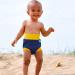 Splash About Baby & Toddler Happy Nappy Reusable Swim Nappy Navy/Yellow 0-3 Months | Best Swim Nappy for Infants - Buy Online on SooperMarket.com