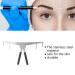 Buy Stainless Steel Eyebrow Ruler - 3 Point Positioning Measurement Tool for Perfect Eyebrows | International Shipping Available - Buy Online on SooperMarket.com