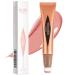 Go Ho Liquid Blush Beauty Wand Soft Cream Blush Makeup Liquid Face Blush Stick Contouring with Cushion Applicator Easy to Blend & Long Lasting & Smooth Natural Dewy Finish 01# Bliss Pink Blush Liquid 01 # Bliss Pink Blush Liquid