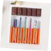 POPETPOP 1 Set Nail Drill Bits Nail Art Equipment Braiding Hair Supplies Dappen Dish for Acrylic Nails Tweezers Sheath Tiny Straw Hat Bunny Ear Pearl Clip Cuticle Drill Bit Manicure Tool 6.5x5.5cm Orange - Buy Online on SooperMarket.com