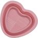 Veeteah Silicone Makeup Brush Cleaner Bowl - Heart Shape Silicone Make up Brush Cleaner - Portable Washing Tool for Brushes Sponges Brush Cleaning Pad pink - Buy Online on SooperMarket.com
