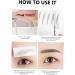 4pcs Eyebrow Stickers 6d Eyebrows Brow Shaper False Eyebrows Cosmetics Post Paper 4d Hair - Buy Online on SooperMarket.com