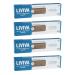 LIVIVA Low Carb High Protein KETO Spaghetti Pasta - 27g of Protein 8g Net Carbs Diabetic-Friendly - Made with Pea Protein Mulberry Leaf and Konjac (Pack of 4) 225g (Pack of 4)