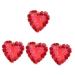 FOMIYES 4pcs Valentine's Day present rose flower soap bath soap rose asmr floral scented bath soap immortal wedding decor Party Artificial soap flower plastic flower arrangement delicate 17.5x17cmx4pcs As Shownx4pcs