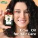 Organic Zing Emu (Dromaius Novaehollandiae) Oil | Pure & Natural Carrier Oil for Skincare Hair Care & Massage- 30ml/1.01fl oz - Buy Online on SooperMarket.com