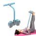 Abdominal Trainer Sit-Up Training Equipment 6 Tubes Fitness Elastic Pull Rope Tension Rope Pull Up Pilate Foot Pedal Resistance Band Workout Tool Ab Shaper Blue