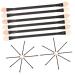 Housoutil 30pcs Eye Shadow Stick Miss Sponge Brush Double Head