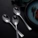 Liacere 200PCS Silver Disposable Spoons - Heavy Duty Silver Dessert Spoons for Wedding & Party - 6.7inch - Buy Online on SooperMarket.com