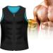Manson Gynecomastia Compress Zipper Vest,Gynecomastia Compression Shirts for Men,Gynecomastia Compress Tank Top Medium