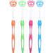 HERCHR Tongue Cleaner & Scraper | Portable Bad Breath Eliminator for Travel | Effective Plastic Tongue Brush - Buy Online on SooperMarket.com