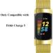 Fitbit Charge 5 Magnetic Mesh Loop Band - Gold, Large (5.9 - 8.3) - Stainless Steel Replacement Strap for Women and Men - Buy Online on SooperMarket.com