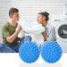 Tumble Dryer Balls 3 Pc Blue Laundry Balls - New Softer Material for Soft, Fluffy Clothes with Fewer Wrinkles and Less Static Cling - Buy Online on SooperMarket.com