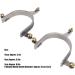 Stainless Steel Roller Spurs - Equestrian Gear Accessories for Horse Training | 5.1 x 3.5 x 0.8in | For Men and Women - Buy Online on SooperMarket.com