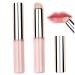 2 PCS Lipstick Brush Reusable Lip Brush with Dust Cover Lip Applicator Soft Elastic Silicone Lip Brush for Lipsticks Lip Gloss Lip Balm