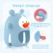 Silicone Duck Baby Teether Toy for Infants 3+ Months - BPA Free and Easy to Clean - Buy Online on SooperMarket.com