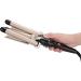 Electric Hair Waver Fast Heating 3 Barrel Curling Iron Wand Adjustable Hair Curler Waver Crimper Hair Styling Tool Hair Curling Wand (Gold 22mm) - Buy Online on SooperMarket.com