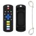 Eoopoon Silicone Baby Teething Toy  TV Remote Control Shape Baby Teether Toys for Babies 3 6 12 18 Months  Soft Baby Chew Toy for Boys Girls  BPA Free  Black
