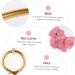 Cabilock Wrought Iron Gate Hanging Wreath Emblems Simulation Garland Hanging Garland Wall Decoration Door Rosy 20x20cm - Buy Online on SooperMarket.com