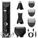 Body shaver men intimate razor man body razor men electric ear & nose hair trimmer body groomer precise hair removal 7-in-1 multi-trimmer kit waterproof & USB