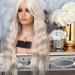 BGHJUE Platinum Blonde Wig 26 - Synthetic Lace Front Wig with Baby Hair | Glueless Heat Resistant Wigs for Women - Buy Online on SooperMarket.com
