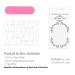 French White Square Short Full Cover Fake Toe Nails 24PCS - Toe Nails with Glue Sticker and File - False Gel Toe Nails Tips for Women, Teens, Girls - Buy Online on SooperMarket.com