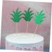 Warmhm 15pcs Fruit Cake Chic Decor Cake Picks Wedding Decor Glittery Leaf Topper Fruit Decor Leaf Cake Topper Reusable Decor Capacillos Para Cupcake Summer Party Pineapple Insert Card - Buy Online on SooperMarket.com