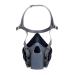 3M Reusable Respirator Half Face Piece 7503 Use with Bayonet Cartridges/Filters (Not Included) for Gases Vapors Dust Large Size