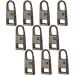 Fovolat Zipper Replacement Pull | Detachable Metal Zipper Pulls for Quick Replacement | Sturdy Removable Zipper Pulls Tab Zipper Handle Fixer for Easy Zipper Repair Black Copper - Buy Online on SooperMarket.com