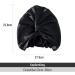 Zimasilk 22 Momme 100% Mulberry Silk Sleeping Hood for Women | Hair Care | Elastic Stay-On Design | Classic Black - Buy Online on SooperMarket.com