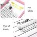 4D-D-0.10 Short Stem Pre Made Fan Eyelash Extensions 9-15mm - Russian Volume Lashes 0.07/0.10 - Buy Online on SooperMarket.com