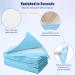 BACTIM Puppy Pads Pack of 50 Super Absorbent Disposable Dog and Puppy Training Pads (60 x 45cm) Multi Layered Leakproof Odour Locking Toilet Trainer Pee Mat for Small to Large Size Pet Incontinence - Buy Online on SooperMarket.com