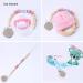 30pcs Metal Pacifier Clips | Round Stainless Steel Clips for Toddlers | Baby Pacifier Suspender Clips for Teething - Buy Online on SooperMarket.com