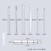Ear Scoop 6-Piece Set of Ear Picking Tools Adult Ear Pick Ear Scoop Stainless Steel Portable Keychain Ear Scoop - Buy Online on SooperMarket.com