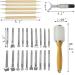 BANYOUR 20PCS Leather Stamping Set for DIY Saddle Making & Craft Stamps - Leather Carving Tools & Hammer - Buy Online on SooperMarket.com