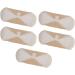 5pcs Washable Reusable Menstrual Pads - Super Absorbent & Breathable Cotton - Skin Color M - Buy Online on SooperMarket.com