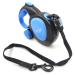ARMALTRD 8m Retractable Dog Lead 26.4 FT | 360 Strong Extendable Dog Lead | Long Heavy duty Tangle Free dog leash 50KG | Bungee Leash 90cm | Retractable lead for Small Medium and Large Dogs 8M Blue
