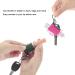 Homakover 12 Pack Compact Clip-On Chapstick Holder Keychain - Multicolor Lip Balm Sleeves with Tight-Knit Elastic Clip - Fits Most Standard Lip Balm - 12 Colors - Buy Online on SooperMarket.com