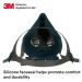 3M Rugged Comfort Half Facepiece Reusable Respirator 6502/49489 - Medium, with Cool Flow Valve for Welding, Sanding, Cleaning, Grinding, and Machine Operations - Buy Online on SooperMarket.com