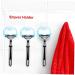 TOSSPER 2-Piece Suction Razor Holder & Toothbrush Organizer | Wall Sucker Hook for Bathroom & Shower Storage - International Shipping Available - Buy Online on SooperMarket.com