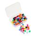 Mobestech 640 pcs tooth color code color code rings tooth ring labels Accessories Coder ring made of silicone plastic ring dental codering high pressure instrument blind intestine plastic pp different colors x 4 pieces 0.3x0.3cmx4pcs