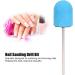 Nail Sanding Drill Bit 0.5 X 0.7in Easy To Store High Strength Nail Polishing Sanding Head Fine Sandpaper with Shaft for Grinding(blue) - Buy Online on SooperMarket.com