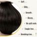 LaaVoo Nano Ring Hair Extensions 18 Inch 50s 50g Darkest Brown Nano Beads Hair Extensions Remy Straight Nano Tip Hair Extensions Real Human Hair #2 18 Inch 1.22Nano#2 - Buy Online on SooperMarket.com