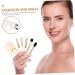 Buy Makeup Brush Set for Women - Portable Nanofiber Cosmetic Brushes - Ideal for Travel & Face Makeup - 10.6x5cm White - Buy Online on SooperMarket.com